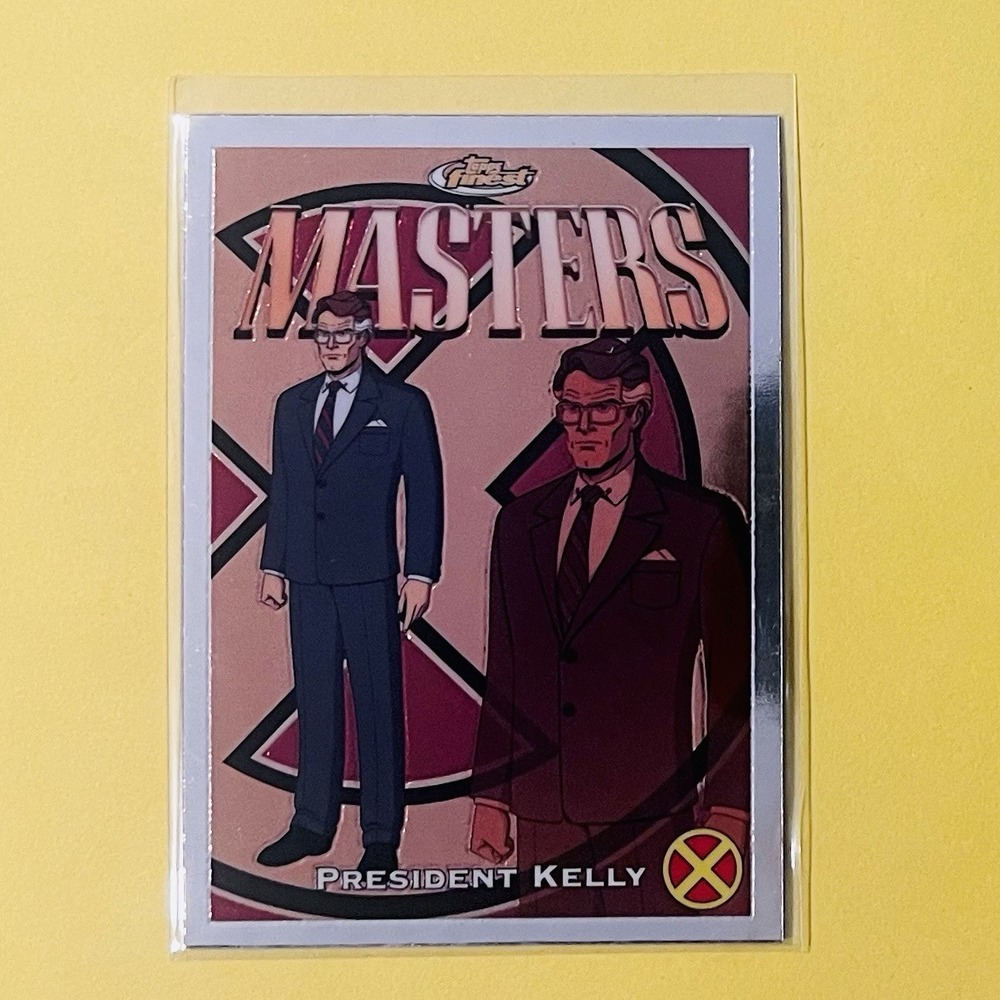 2025‎ Topps Finest Marvel President Kelly #38 Masters Card X-Men